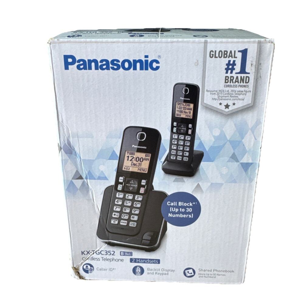 Panasonic KX-TGC352B Cordless Phone System